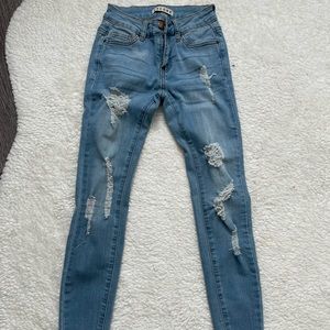 Distressed Skinny Jeans